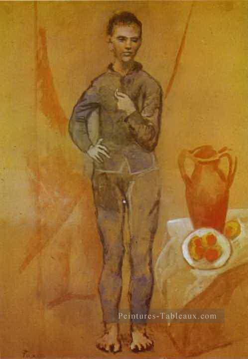 Jongleur avec Nature morte 1905 cubiste Pablo Picasso Peintures à l'huile